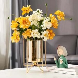 Metal Flower Vase